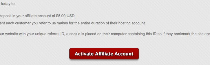 affiliate program activate