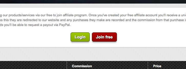 affiliate program register