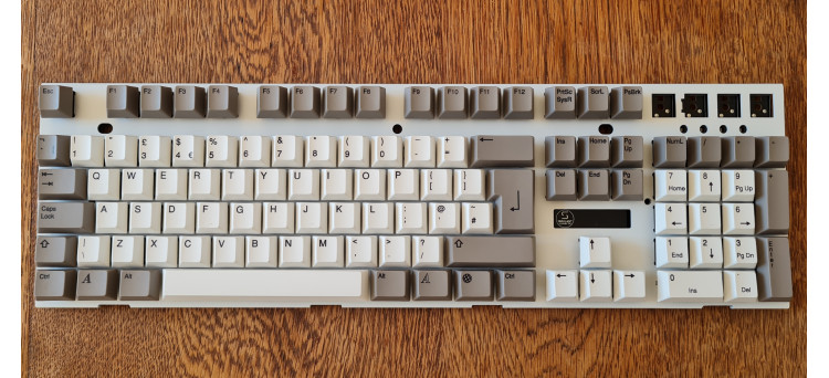 Amiga 105-key ISO Cherry profile keycaps set for mechanical PC keyboards
