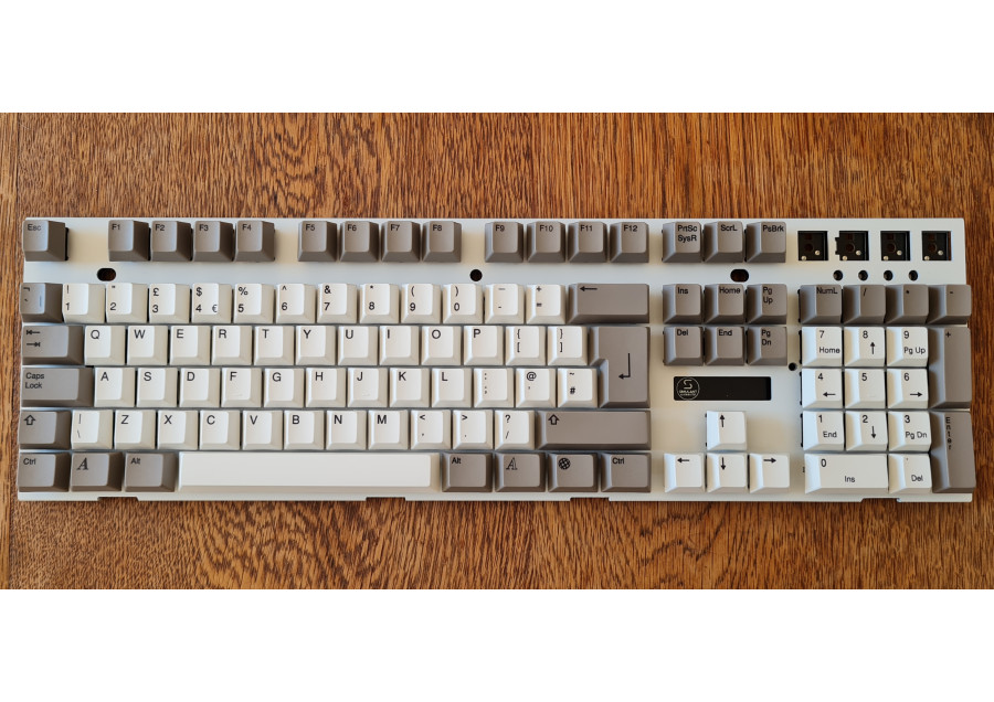 Amiga 105-key ISO Cherry profile keycaps set for mechanical PC keyboards