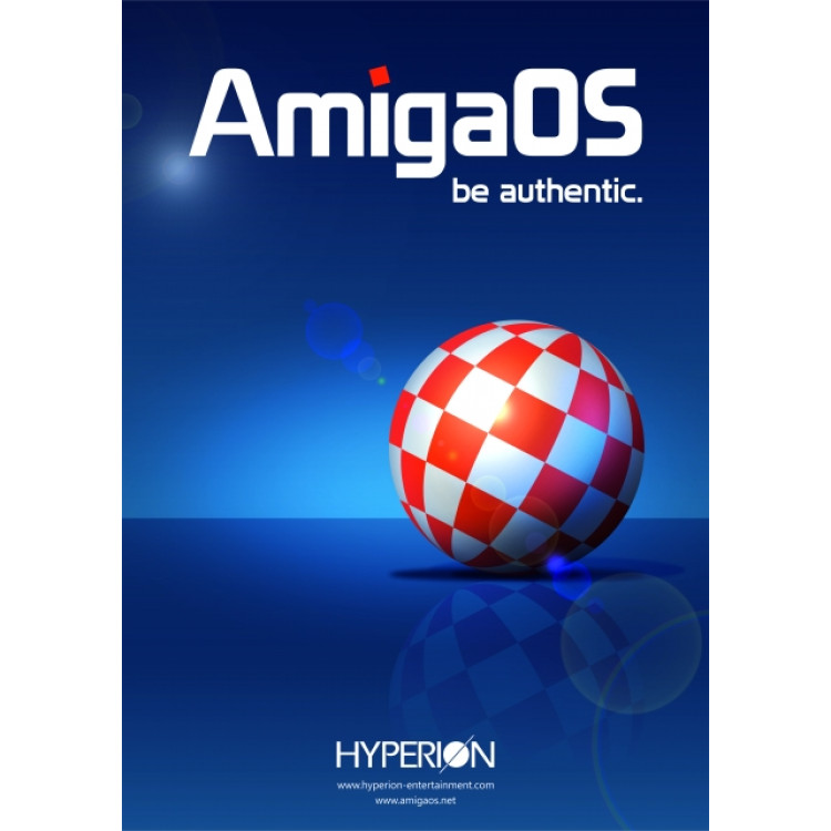 A1 size Poster - "Be Authentic" Amiga poster by Hyperion Entertainment A1 size Poster - "Be Authentic" Amiga poster by Hyperion Entertainment