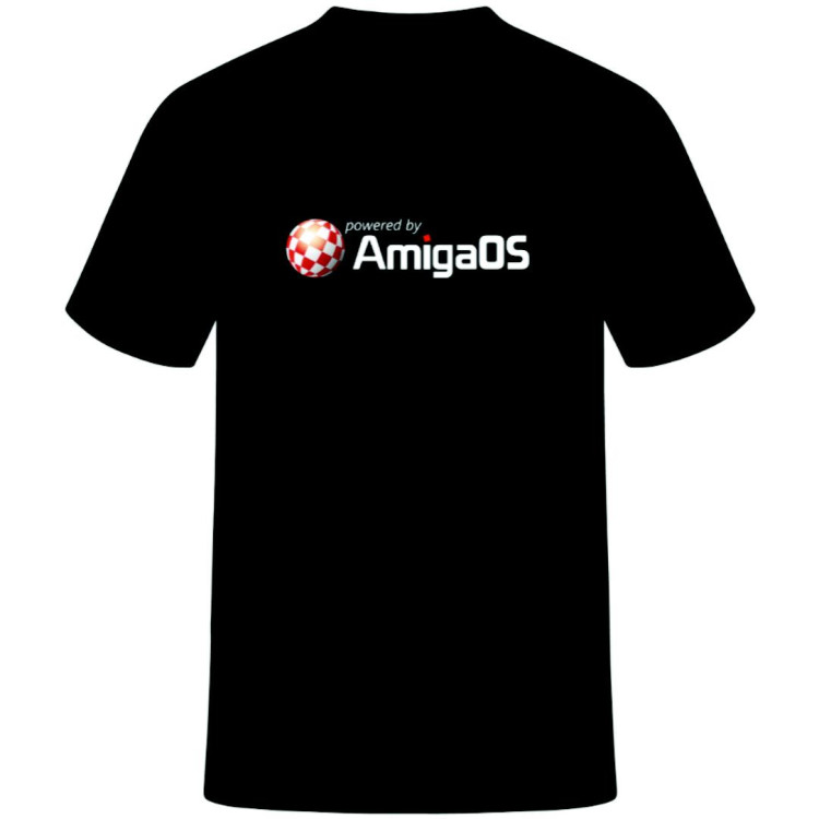 Powered by Amiga T-shirt - AmigaOS Powered by Amiga T-shirt - AmigaOS