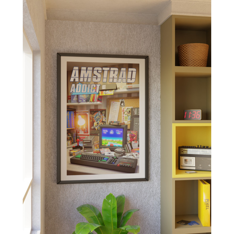 Amstrad CPC Wall Poster Art Print - Amstrad Addict - A2 Size