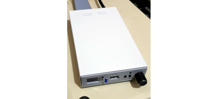 Acorn BBC Micro Model B / Master - External Gotek disk drive in metal enclosure with speaker and cables