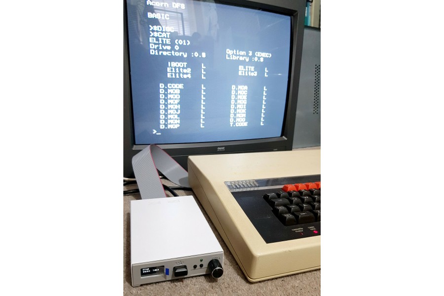 Acorn Bbc Micro Model B Master External Usb Floppy Disk Emulator Drive In Metal Enclosure