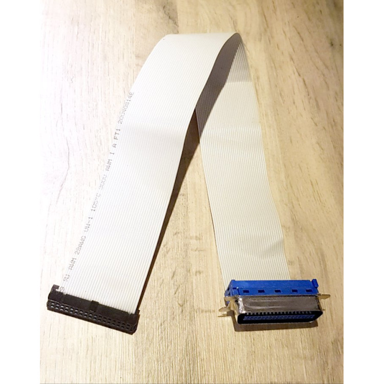 Amstrad 6128 PLUS Centronics Connector to External Gotek 34 pin Floppy Disk drive data ribbon cable