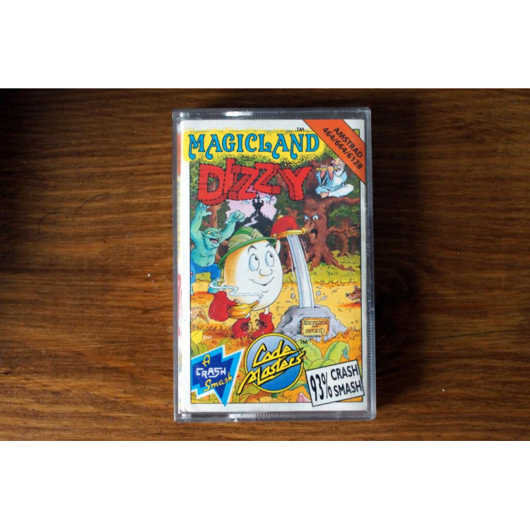 Magicland Dizzy Amstrad CPC 464 664 6128 - Code Masters - cassette game (1991)