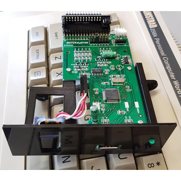 Amstrad PCW Floppy Disk Emulator & OLED Fitting kit - PCW8256 PCW8512 Gotek