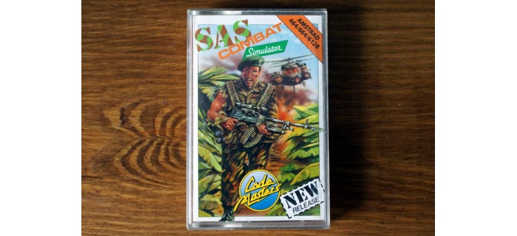 SAS Combat Simulator - Amstrad 464 664 6128 - Code Masters cassette game 1989