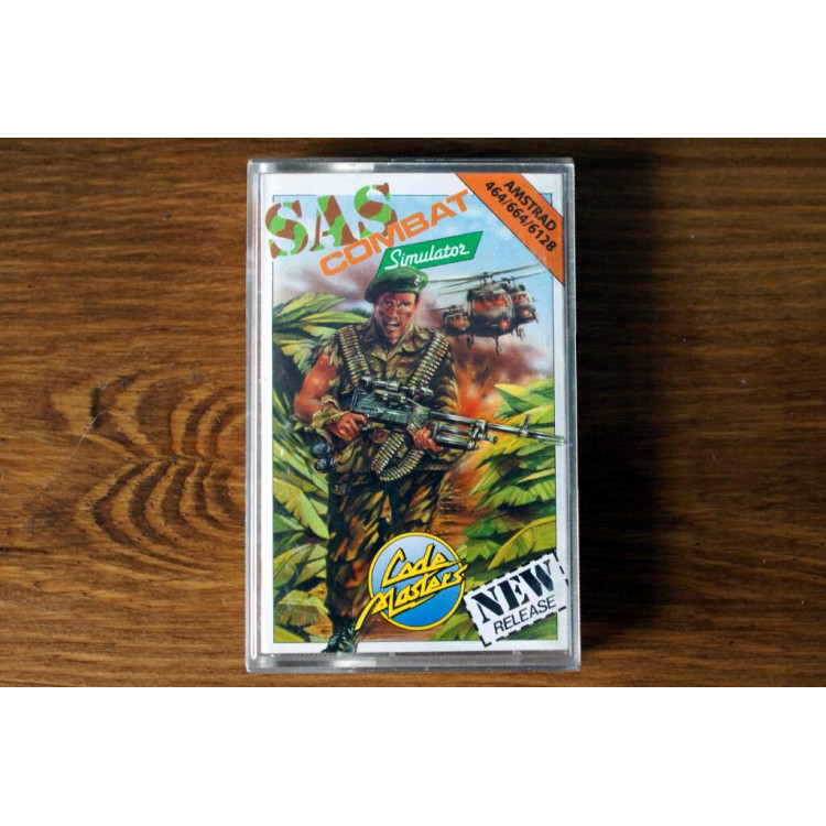 SAS Combat Simulator - Amstrad 464 664 6128 - Code Masters cassette game 1989