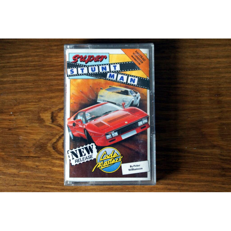 Super Stuntman - Amstrad 464 664 6128 - Code Masters cassette game (1988)