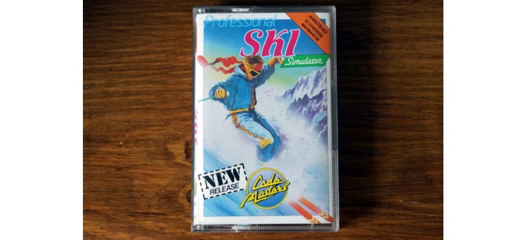 Professional Ski Simulator - Amstrad CPC 464 664 6128 - Code Masters cassette game (1987)