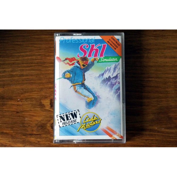 Professional Ski Simulator - Amstrad CPC 464 664 6128 - Code Masters cassette game (1987)