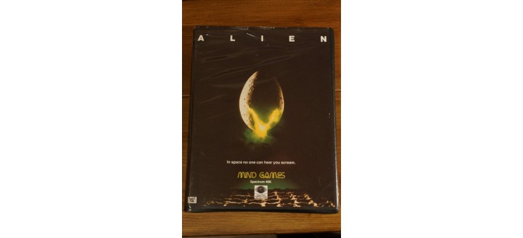 Alien 48k Sinclair Spectrum Game - boxed w/ instructions manual - by Mind Games