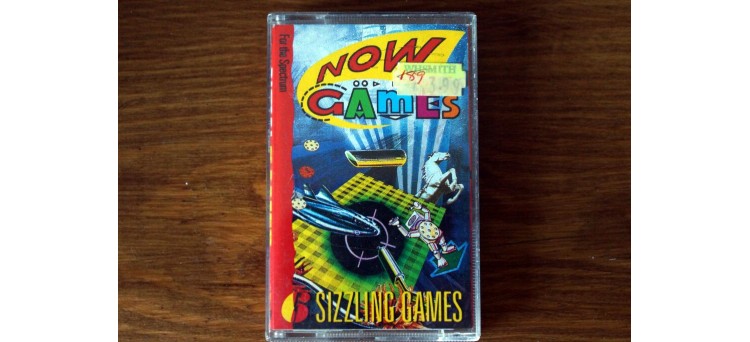 NOW GAMES - Sinclair ZX Spectrum 48k - Virgin - 1985 - 6 games! Cassette TAPE