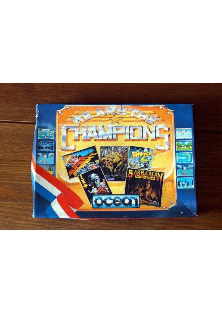 * WE ARE THE CHAMPIONS - 5 GAMES - Sinclair ZX Spectrum - Ocean - twin cassettes