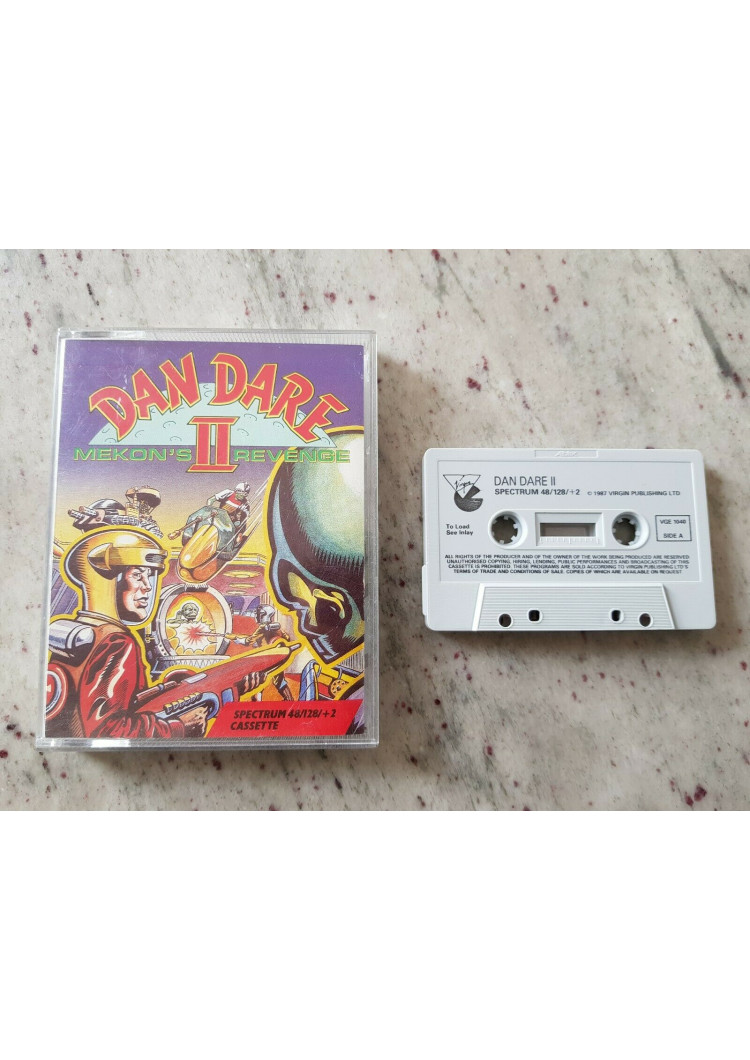 Spectrum Dan Dare II - 1987 very RARE Virgin version for Sinclair 48k/128k/+2