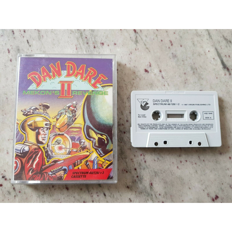 Spectrum Dan Dare II - 1987 very RARE Virgin version for Sinclair 48k/128k/+2