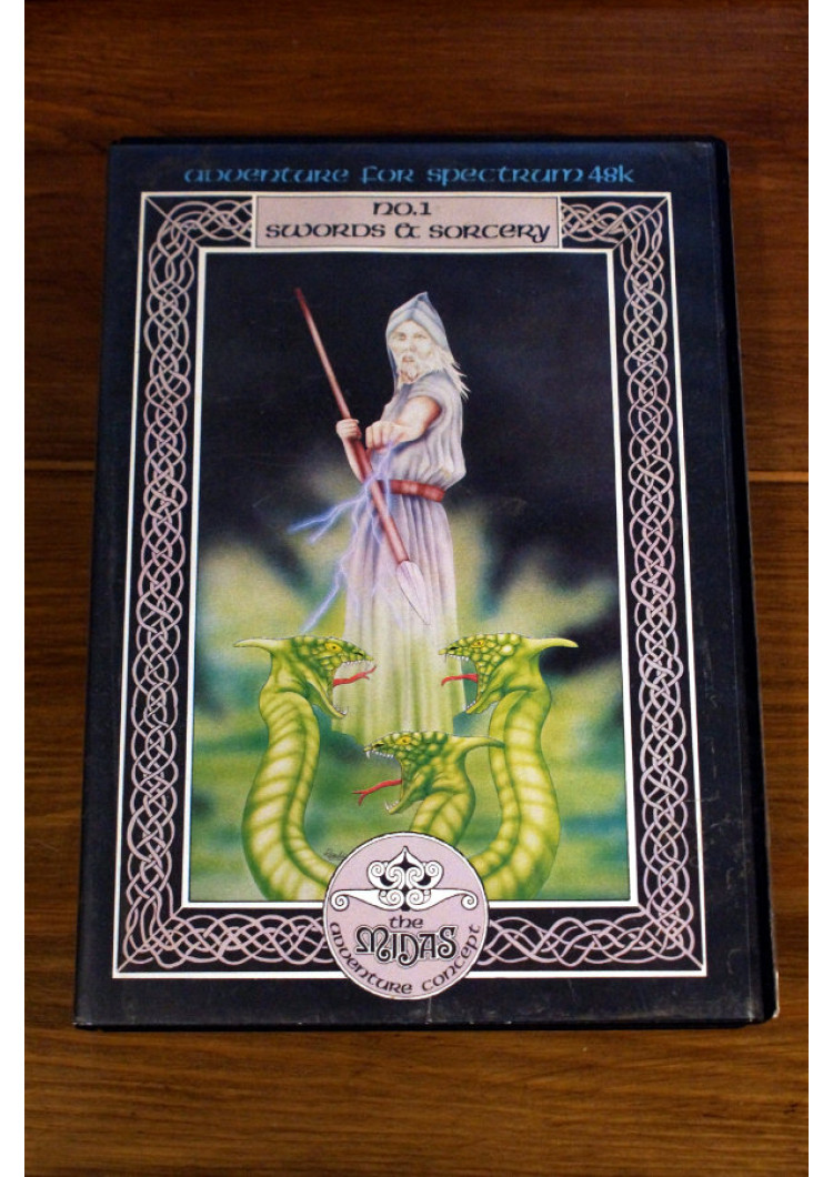 Swords and Sorcery Adventure game for Spectrum 48k - boxed w/ inlays & manual