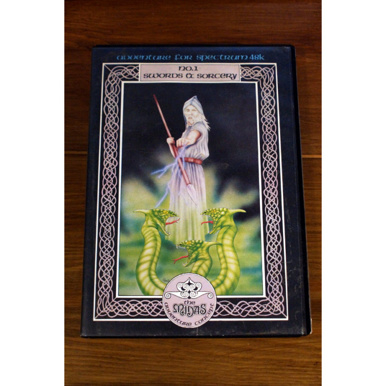 Swords and Sorcery Adventure game for Spectrum 48k - boxed w/ inlays & manual