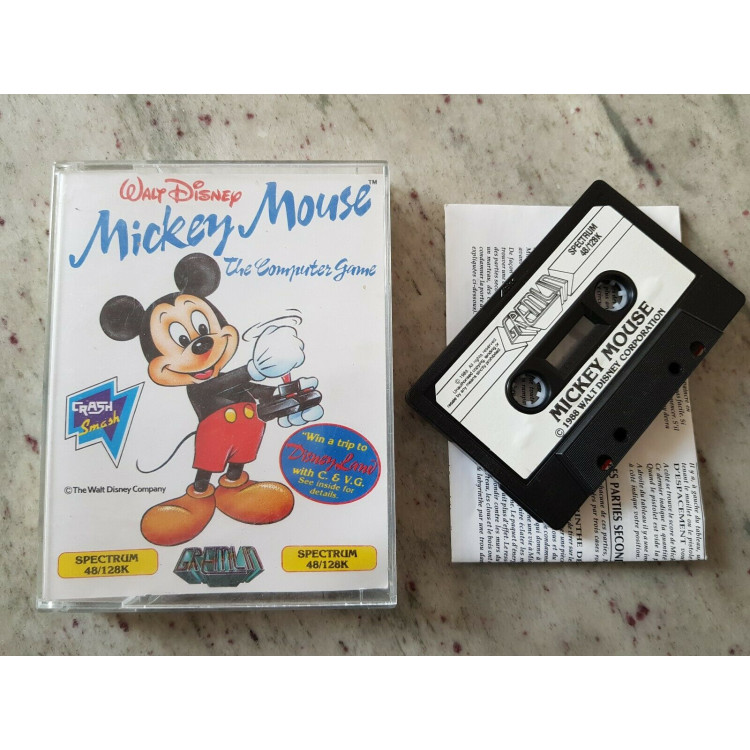 Walt Disney Mickey Mouse "The Computer Game" for Sinclair ZX Spectrum 48k/128k