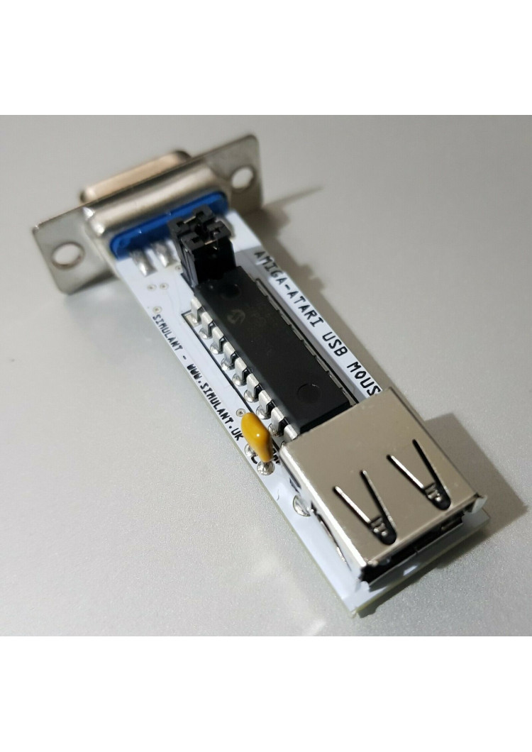 Commodore Amiga & Atari USB to 9 pin Mouse Adaptor (PS/2 compatible mice only).