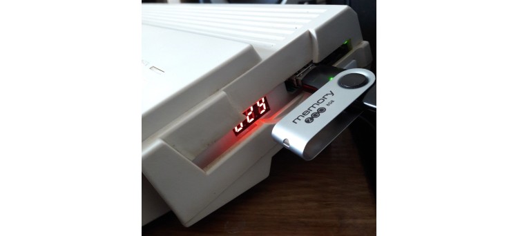 Commodore Amiga 500 Floppy Disk Drive Emulator BRACKET MOUNT Gotek USB A500