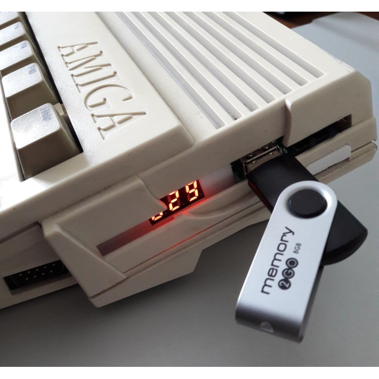 Commodore Amiga 600 Floppy Disk Drive Emulator BRACKET MOUNT Gotek USB A600