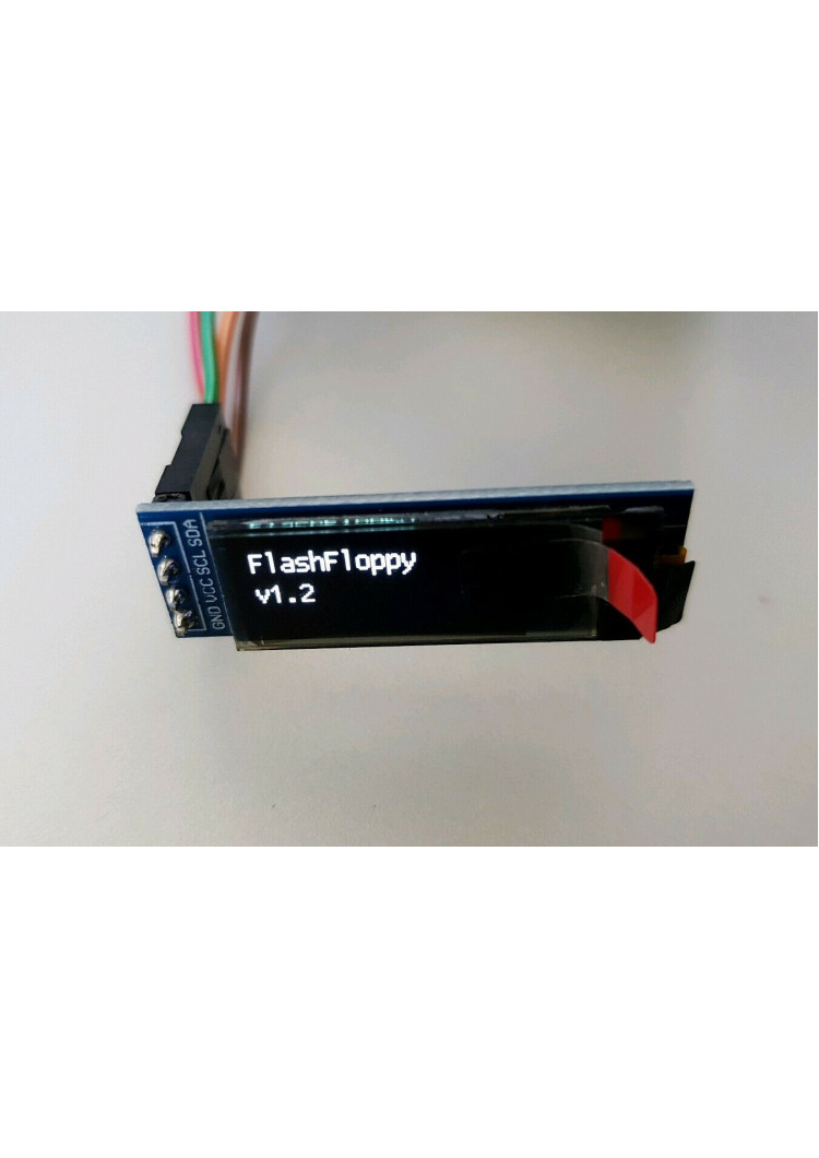 Gotek OLED Flash Floppy Compatible LCD Display 0.91" 128x32 (White Text) 3.3v 5v Gotek OLED Flash Floppy Compatible LCD Display 0.91" 128x32 (White Text) 3.3v 5v