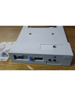 Gotek 3.5" OLED Display Floppy Disk Drive emulator - IBM PC XT Mac DOS etc (Grey/Cream Colour with Flash Floppy firmware)