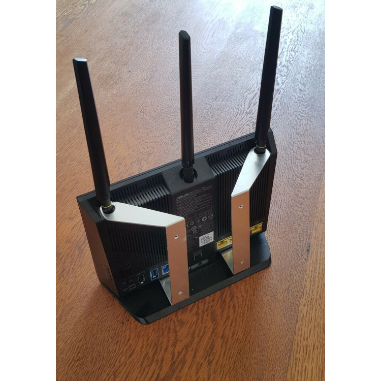 Asus Metal Wall Mount Router Brackets - RT-AC68u, DSL-AC68u, RT-AC1900 & RT-AC86