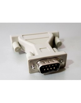 9 pin serial DE9 RS232 connector to 25 pin serial DB25 adaptor (DB9M-DB25F)