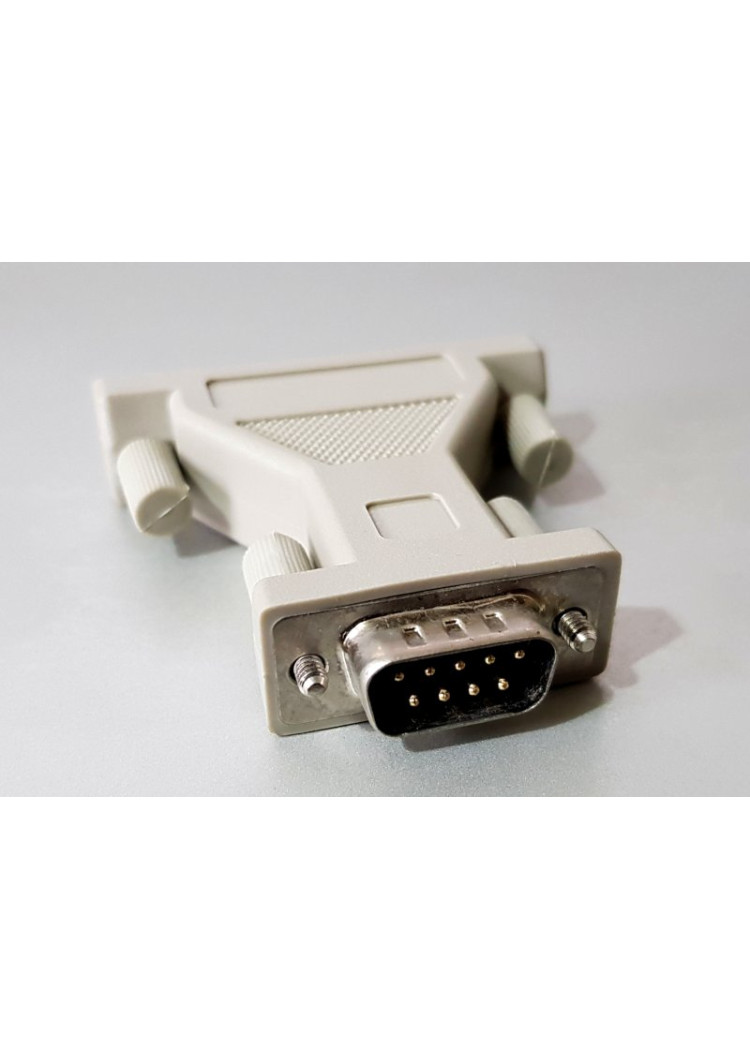 9 pin serial DE9 RS232 connector to 25 pin serial DB25 adaptor (DB9M-DB25F) 9 pin serial DE9 RS232 connector to 25 pin serial DB25 adaptor (DB9M-DB25F)
