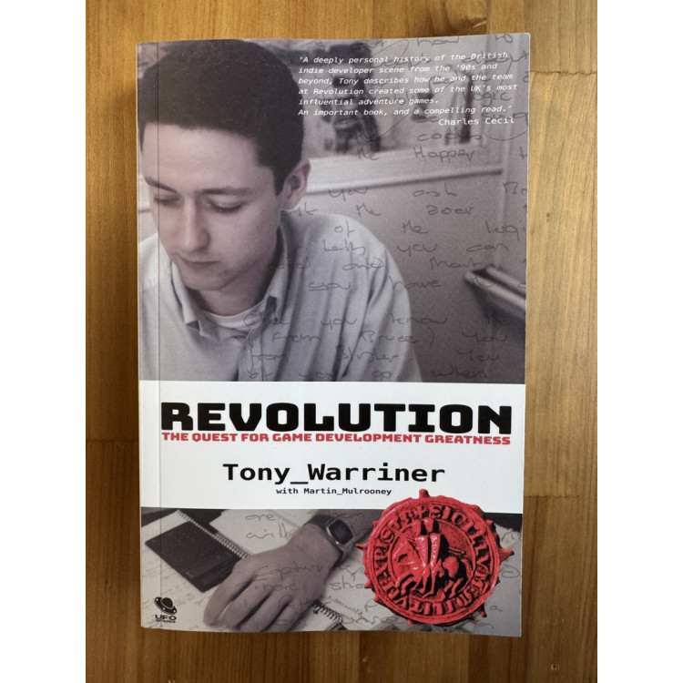 Revolution: The Quest For Game Development Greatness (signed paperback book)