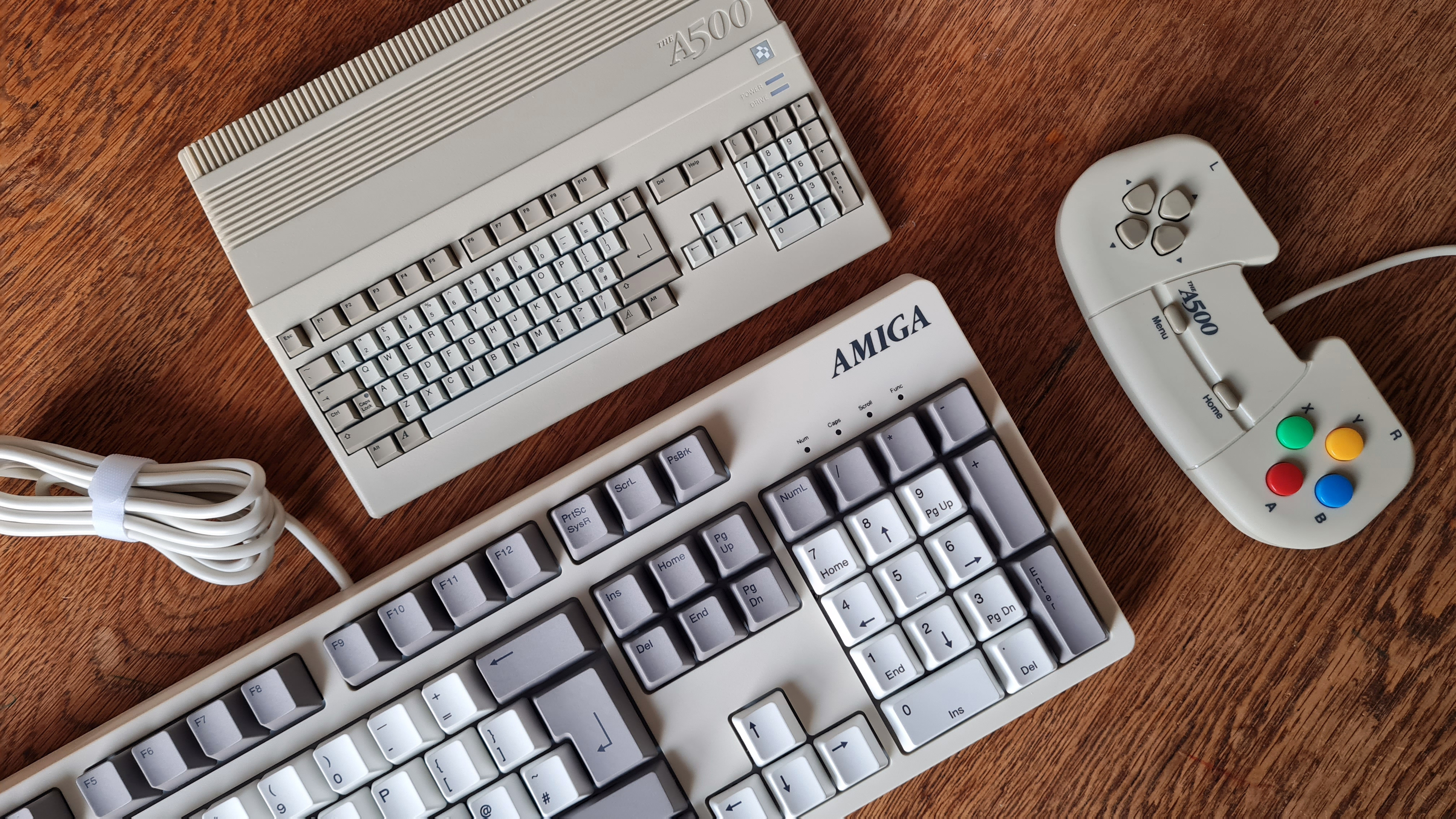 The Amiga Mini with Mechanical Keyboard